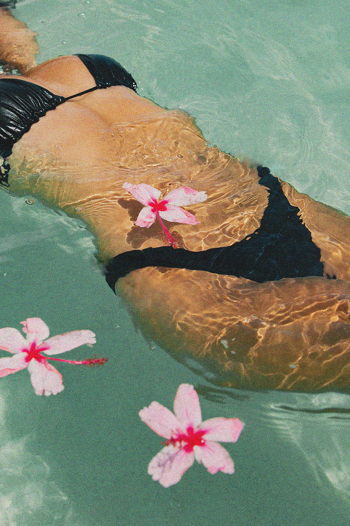 Libre en maillot de bain menstruel