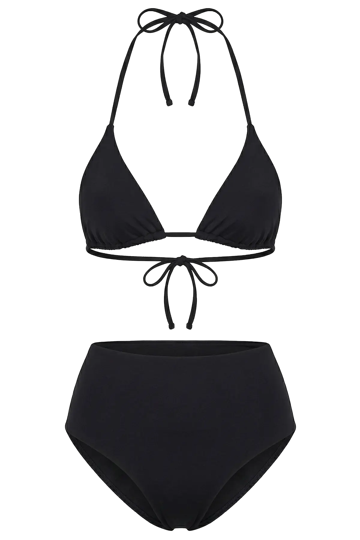 Bas de Maillot de Bain Menstruel Taille Haute Noir
